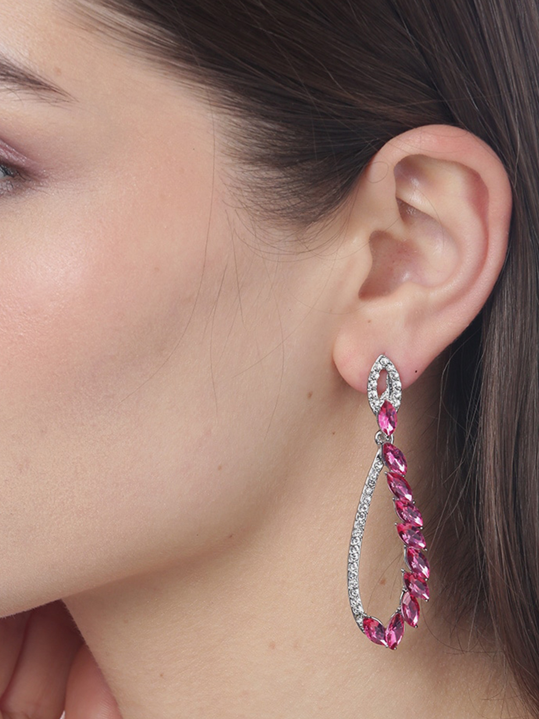 YouBella Jewellery Earings Fashion Earrings for Girls and Women (Pink)