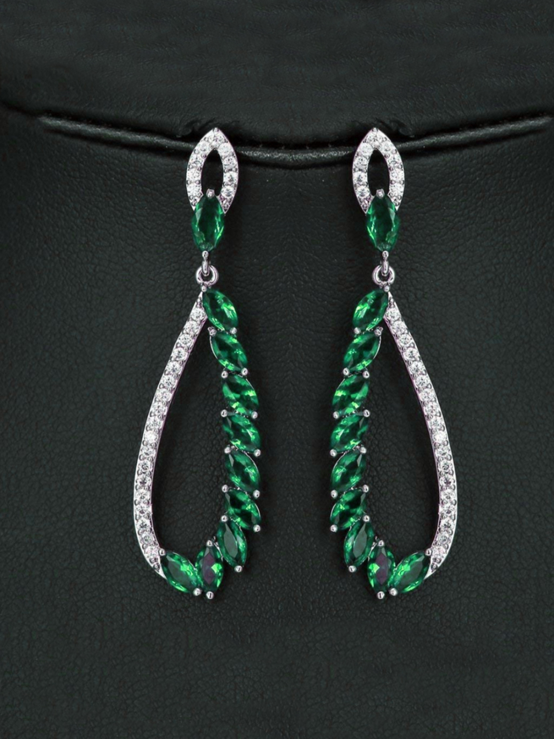 YouBella Jewellery Earings Fashion Earrings for Girls and Women (Green)