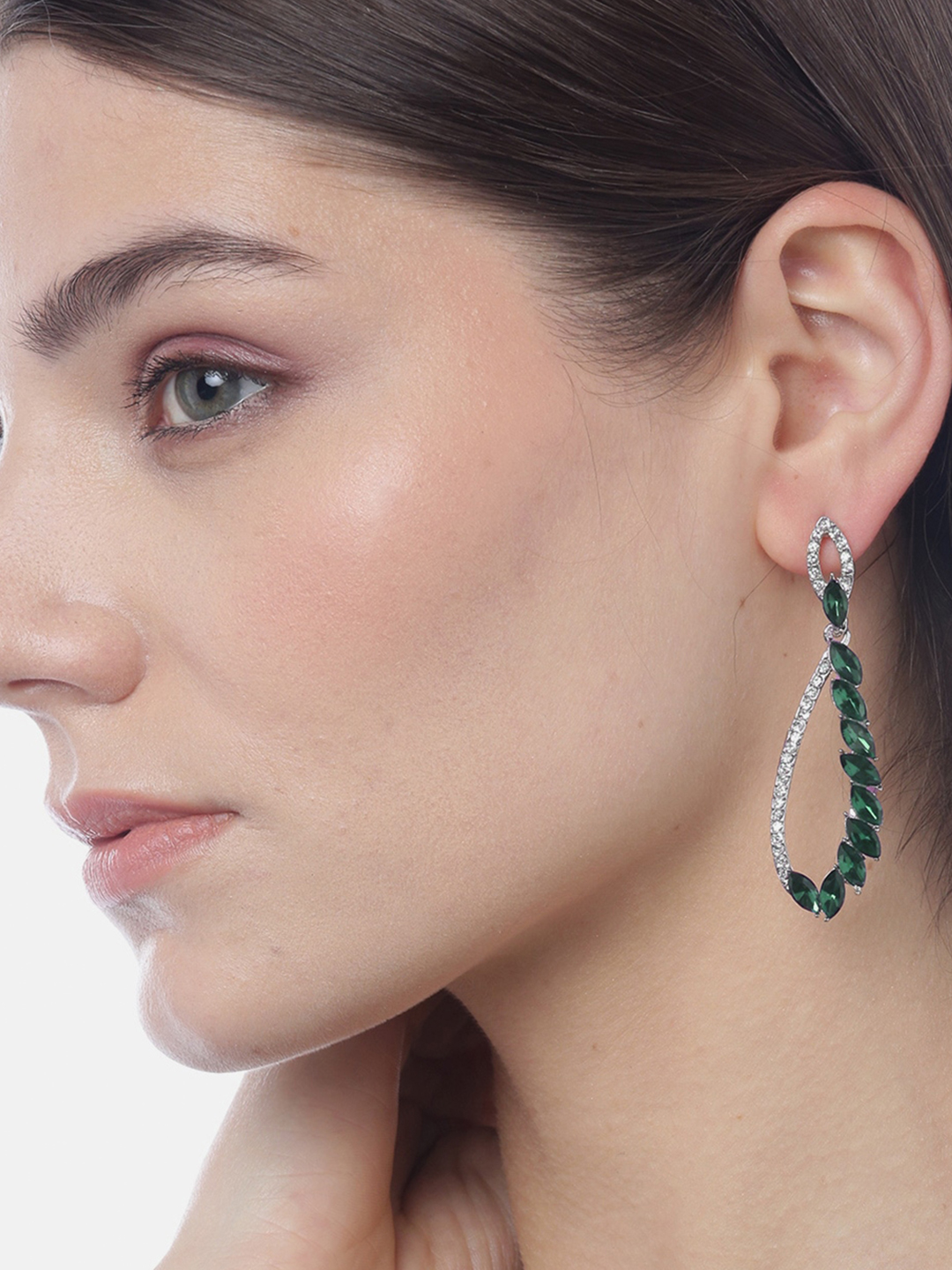 YouBella Jewellery Earings Fashion Earrings for Girls and Women (Green)