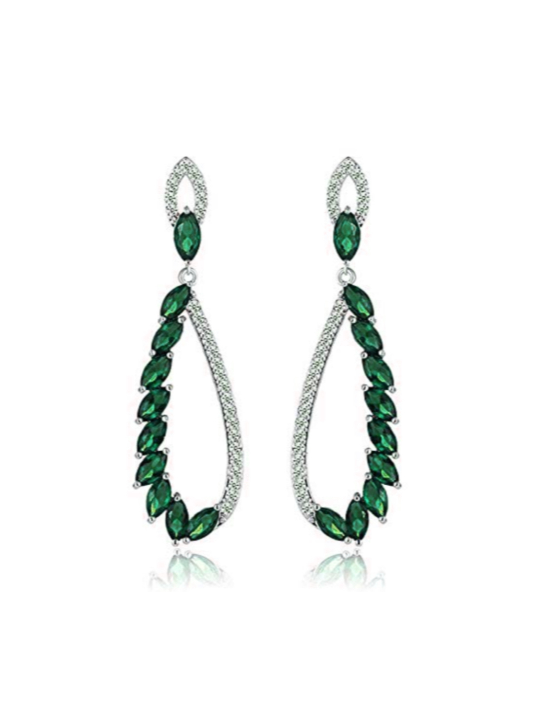 YouBella Jewellery Earings Fashion Earrings for Girls and Women (Green)
