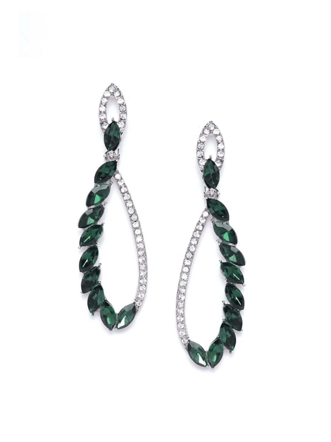 YouBella Jewellery Earings Fashion Earrings for Girls and Women (Green)