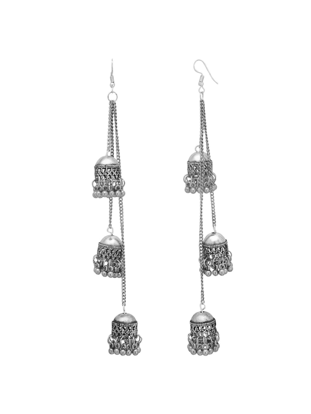YouBella Earrings for Women Jewellery Earrings Combo of Two Afghani Jhumka earrings ear rings for Girls and Women