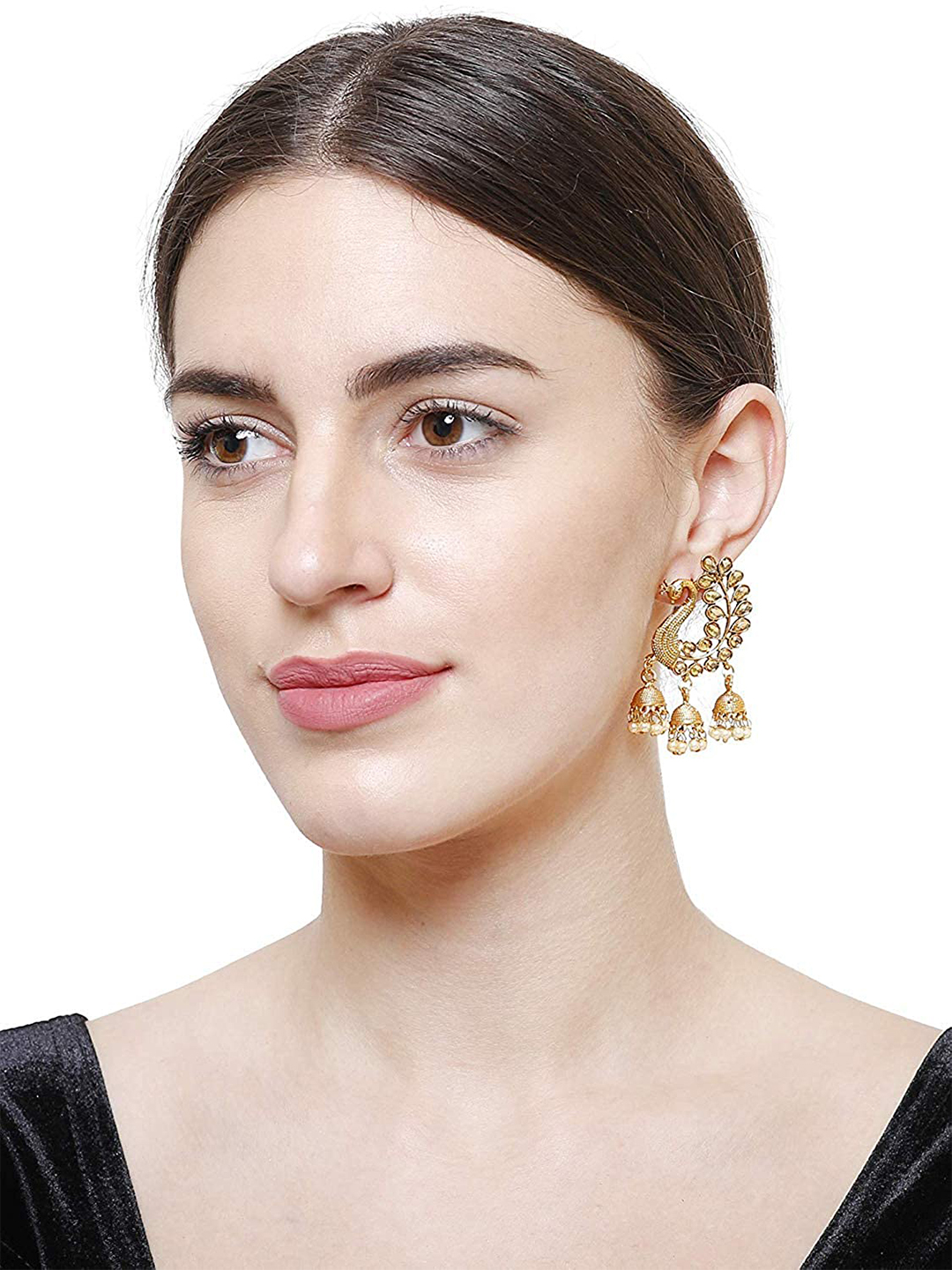 YouBella Earrings for women Jewellery Traditional Pearl Jhumka/Jhumki Earrings for Girls and Women