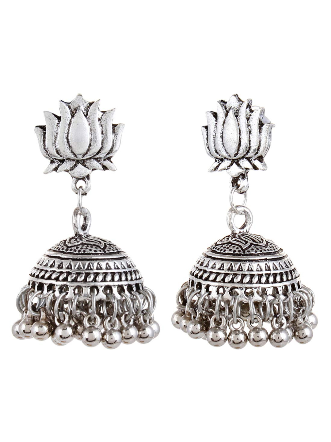 YouBella Jewellery Combo of Two Jhumki earrings for Girls and Women