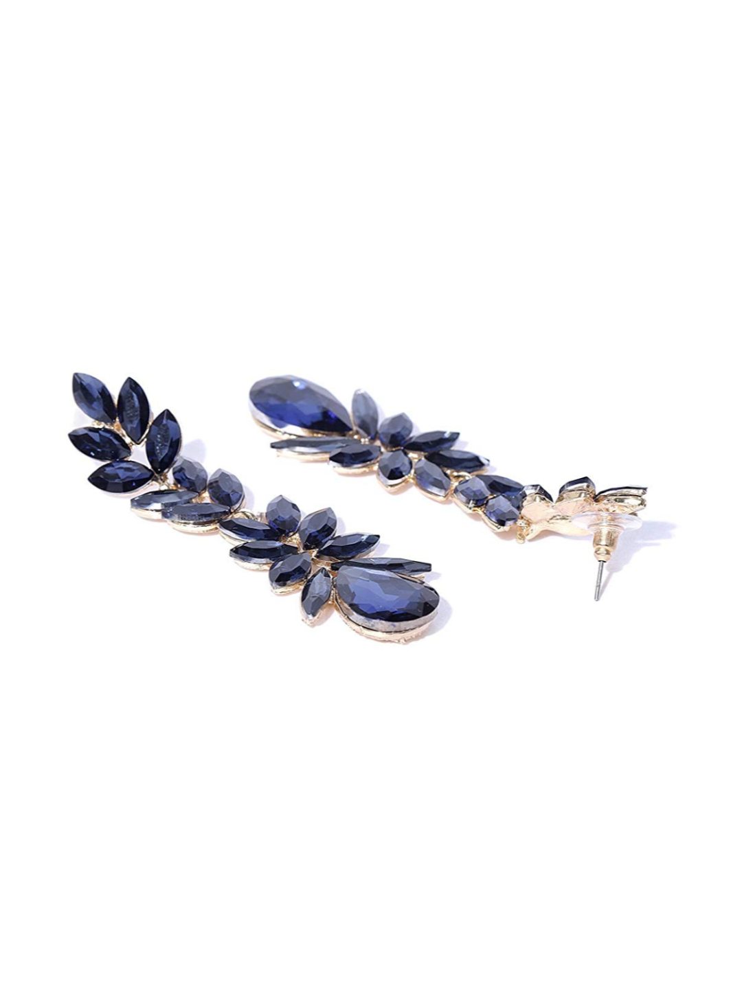YouBella Jewellery Valentine Collection Earings Crystal Earrings for Girls and Women (Blue)