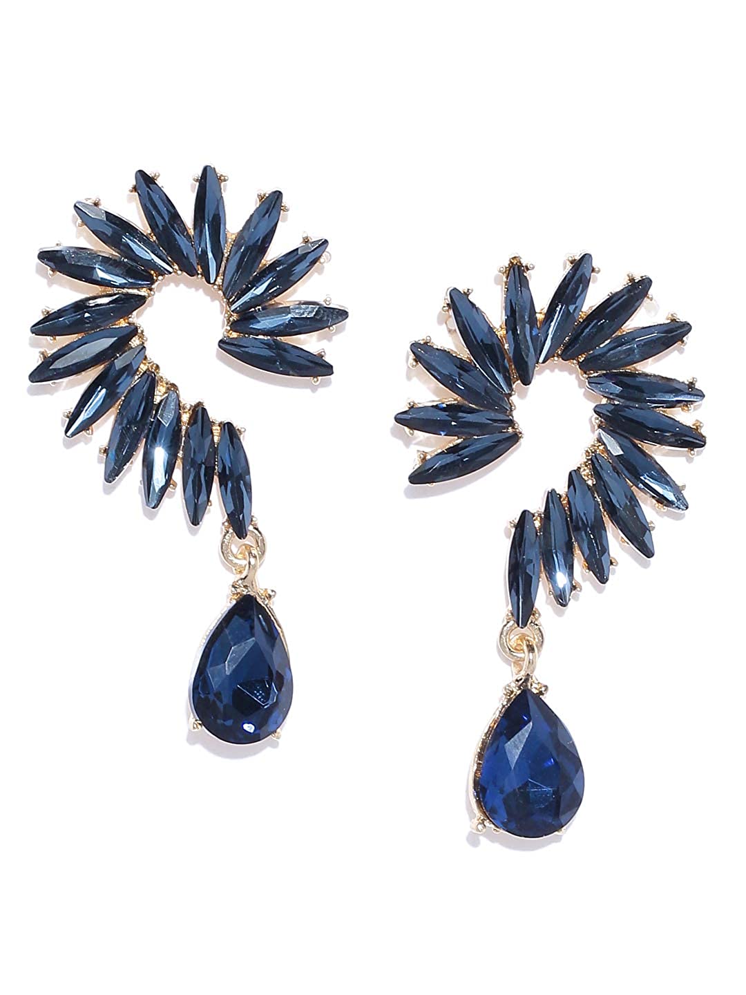 YouBella Jewellery Valentine Collection Earings Fashion Earrings for Girls and Women (Blue)