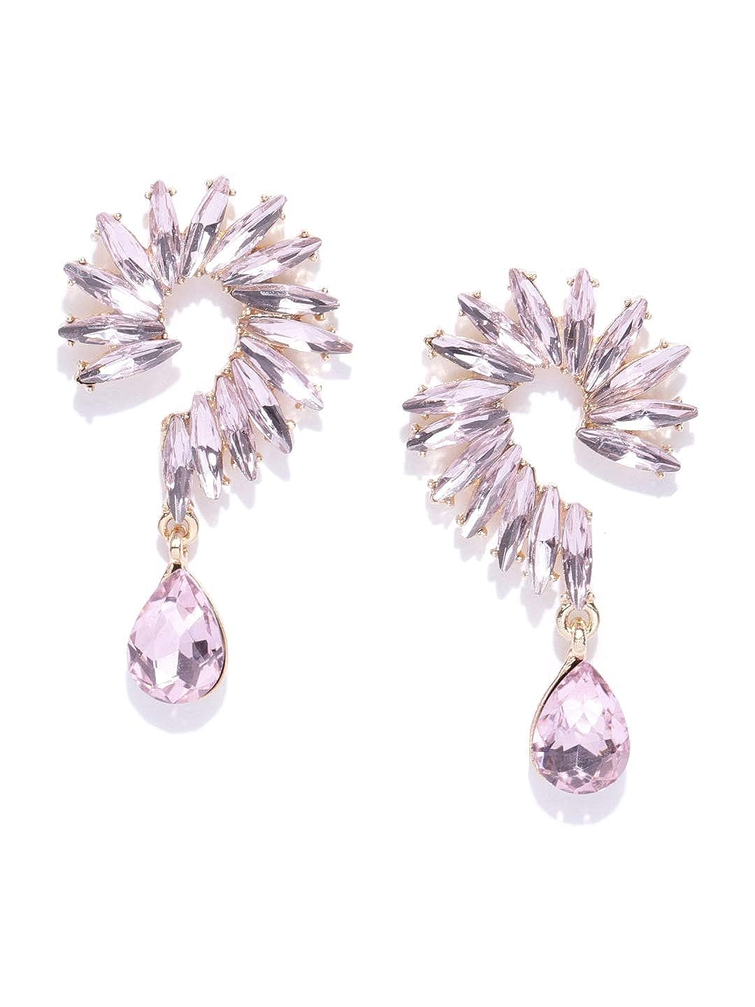 YouBella Jewellery Valentine Collection Earings Fashion Earrings for Girls and Women (Pink)