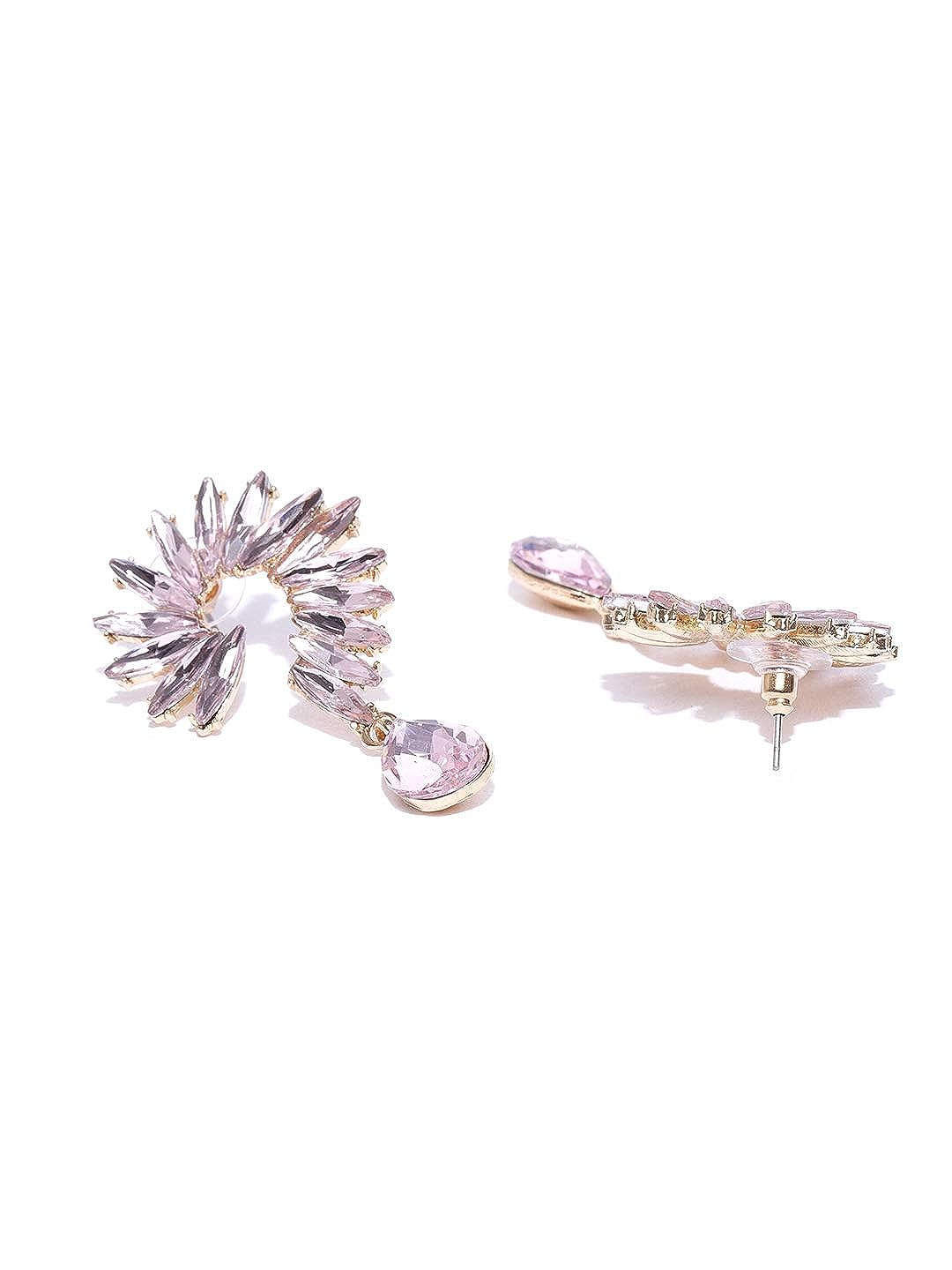 YouBella Jewellery Valentine Collection Earings Fashion Earrings for Girls and Women (Pink)