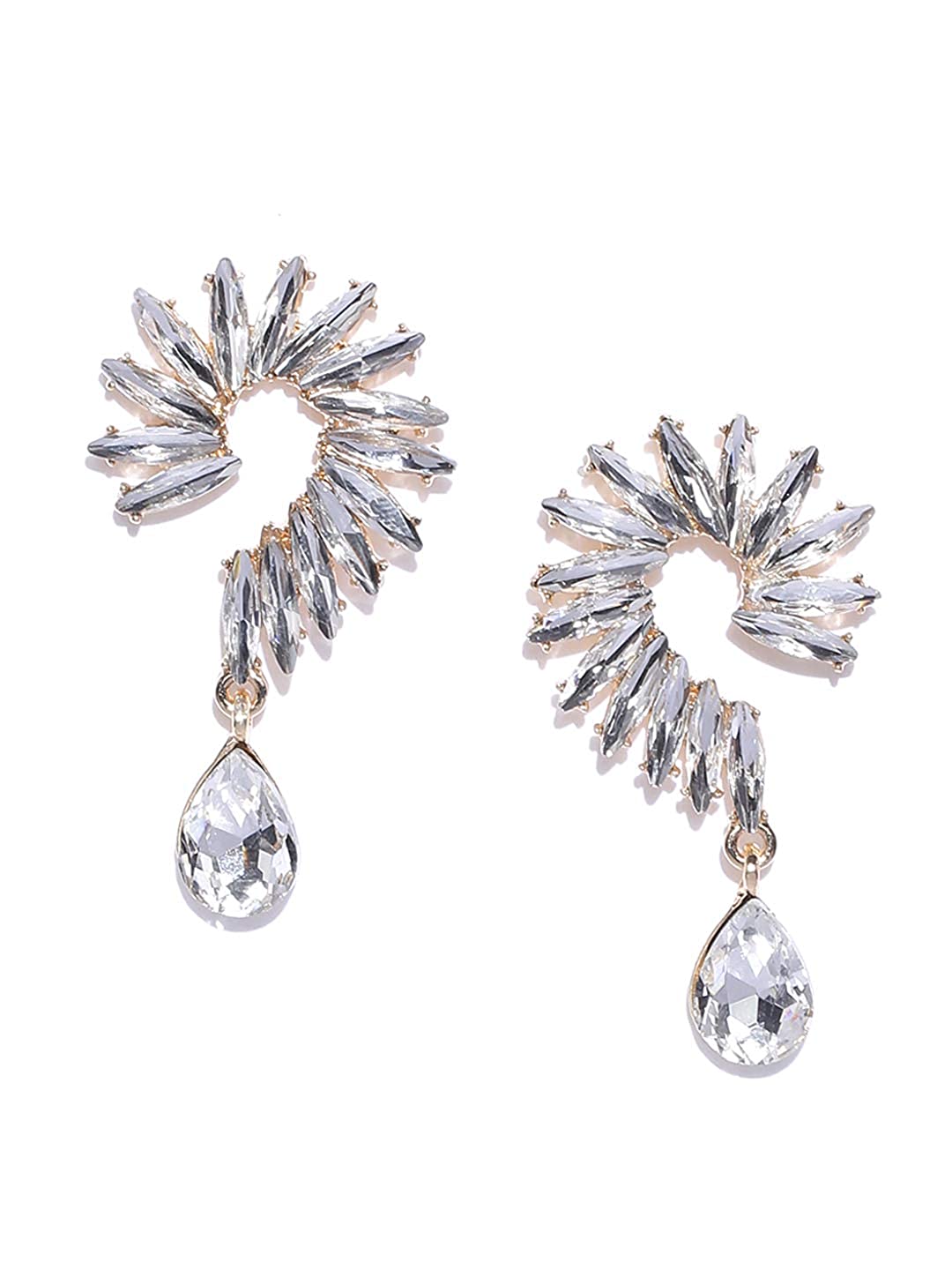 YouBella Jewellery Valentine Collection Earings Fashion Earrings for Girls and Women (White)