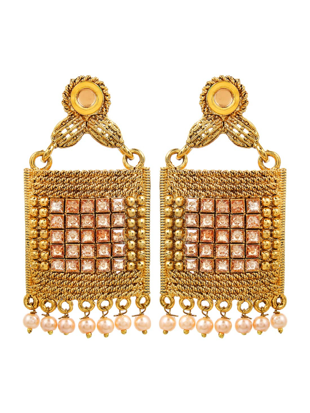 YouBella Earings Jewellery Traditional Pearl Jhumka/Jhumki Earrings for Girls and Women