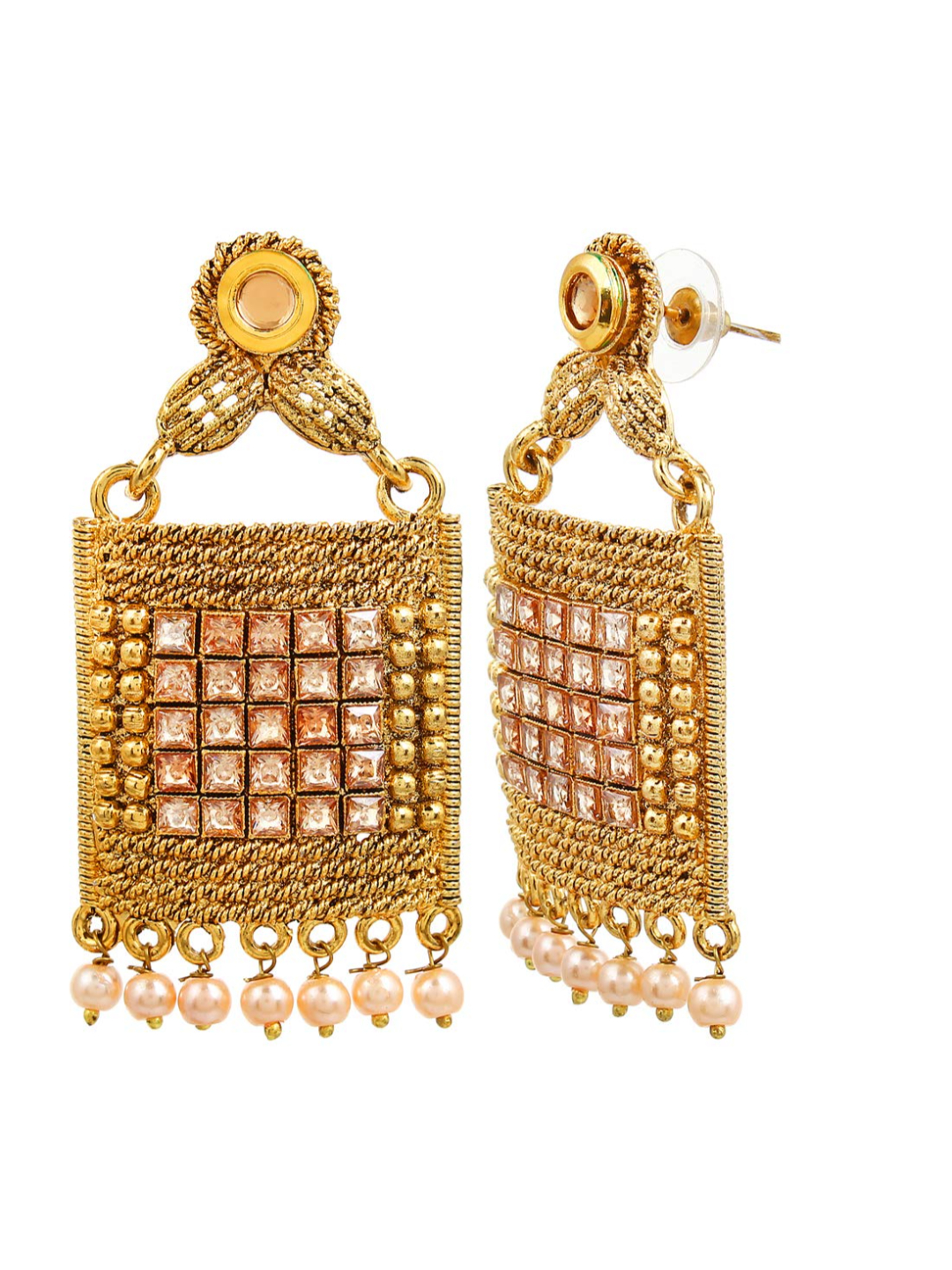 YouBella Earings Jewellery Traditional Pearl Jhumka/Jhumki Earrings for Girls and Women