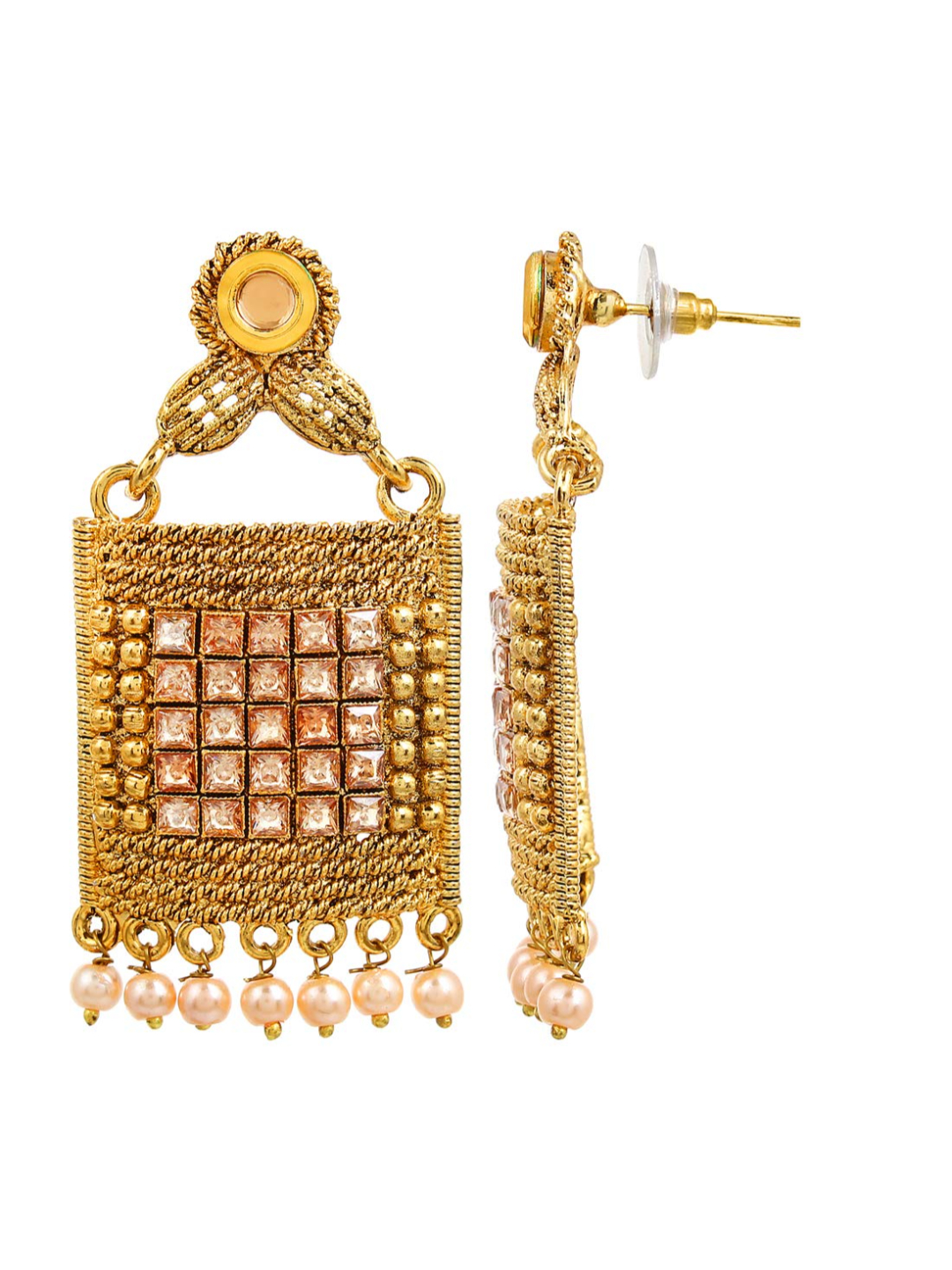 YouBella Earings Jewellery Traditional Pearl Jhumka/Jhumki Earrings for Girls and Women