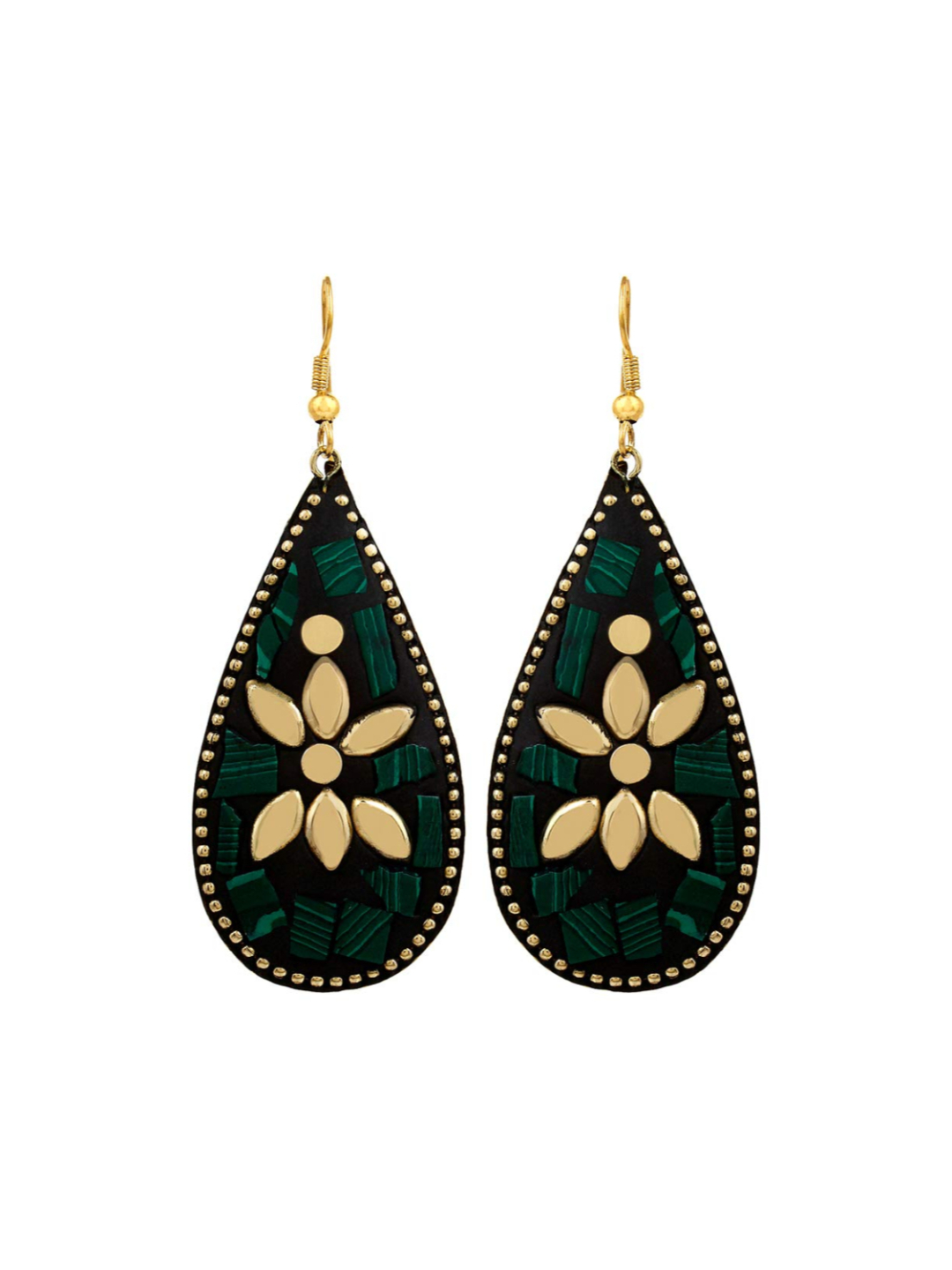 YouBella Jewellery Stylish Latest Combo of Afghani Tibetan Earrings for Girls/Women (Combo of 6)