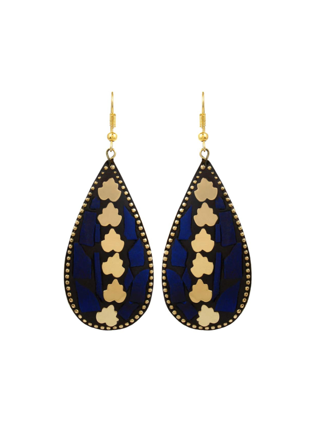 YouBella Jewellery Stylish Latest Combo of Afghani Tibetan Earrings for Girls/Women (Combo of 6)