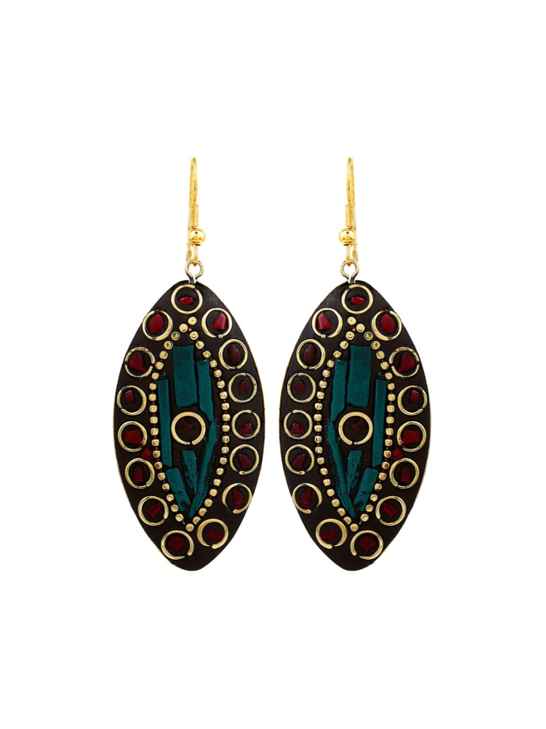 YouBella Jewellery Stylish Latest Combo of Afghani Tibetan Earrings for Girls/Women (Combo of 6)