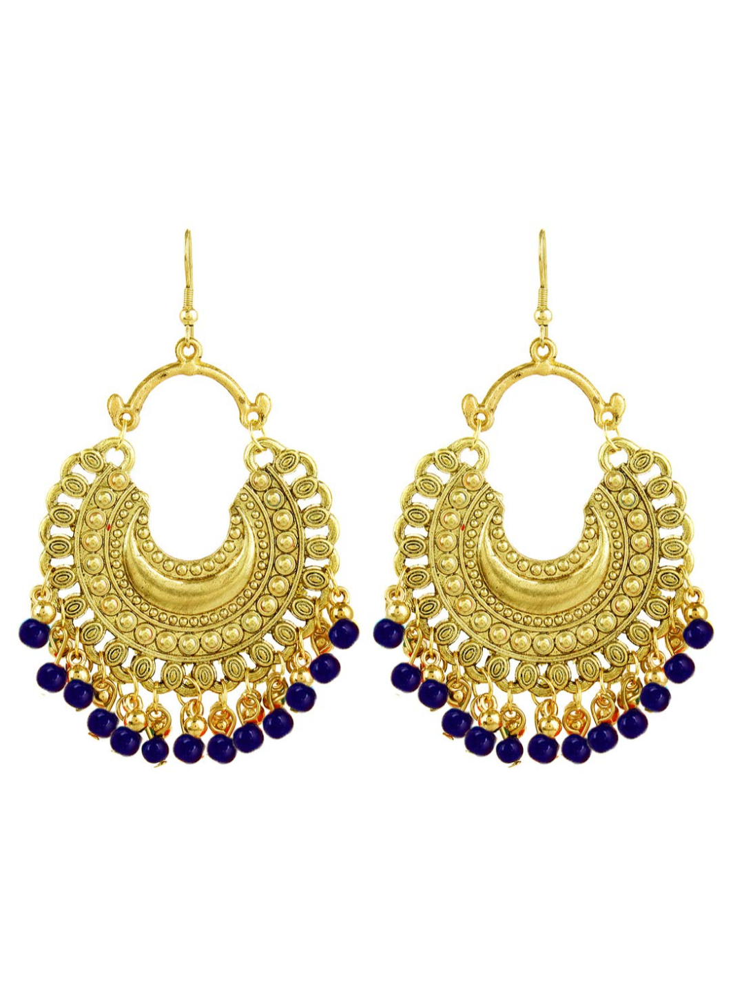 YouBella Jewellery Earrings for Women earrings Combo Set of 4 Afghani Tibetan earings ear rings for Girls and Women