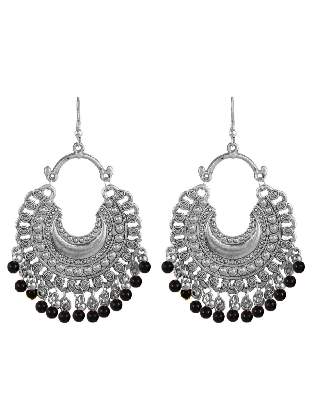 YouBella Jewellery Earrings for Women earrings Combo Set of 4 Afghani Tibetan earings ear rings for Girls and Women