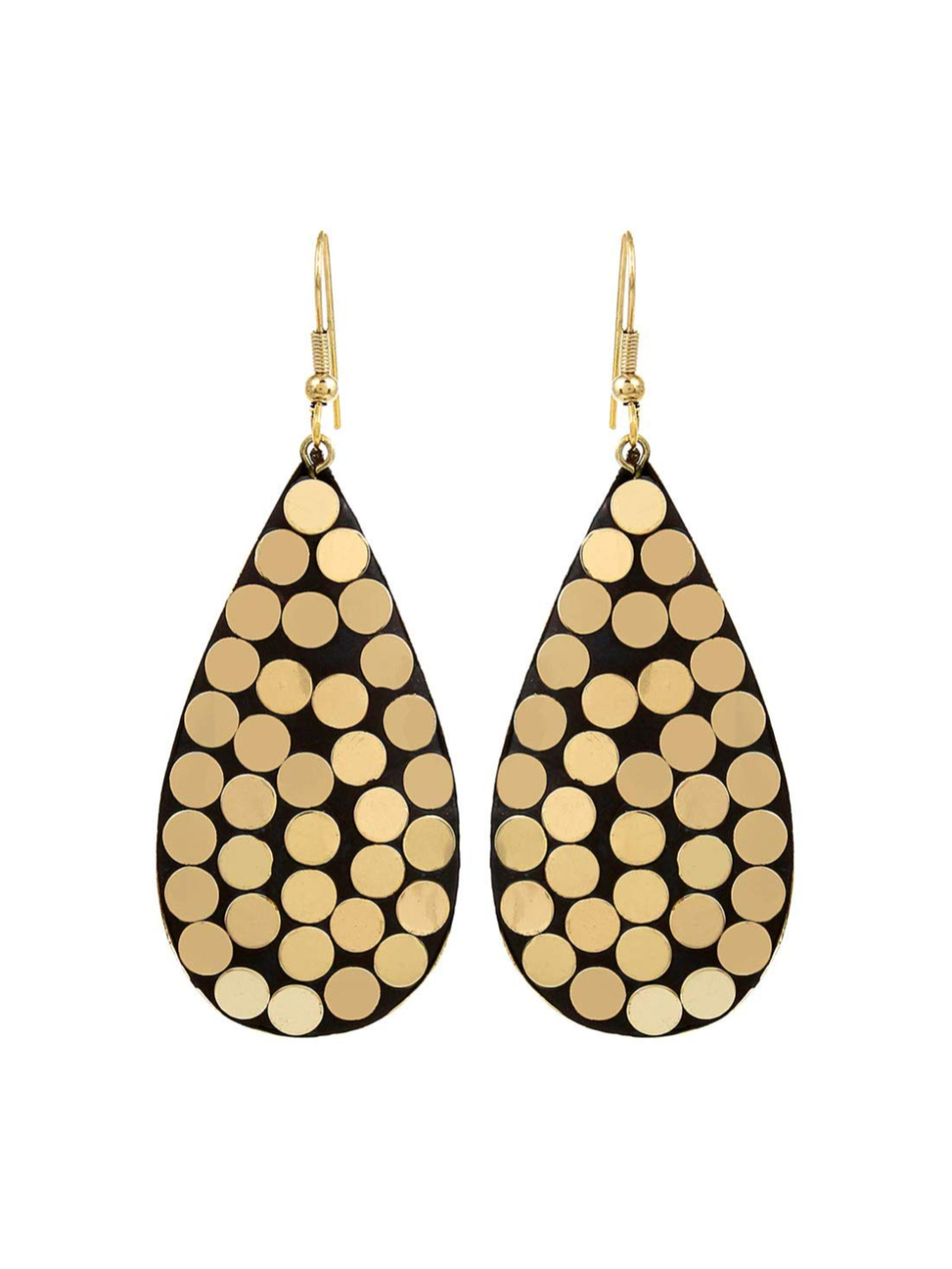 YouBella Stylish Afghani Tibetan Combo Jewellery Gold Plated Dangler Earrings for Women (Multi-colour) (YBEAR_32364)