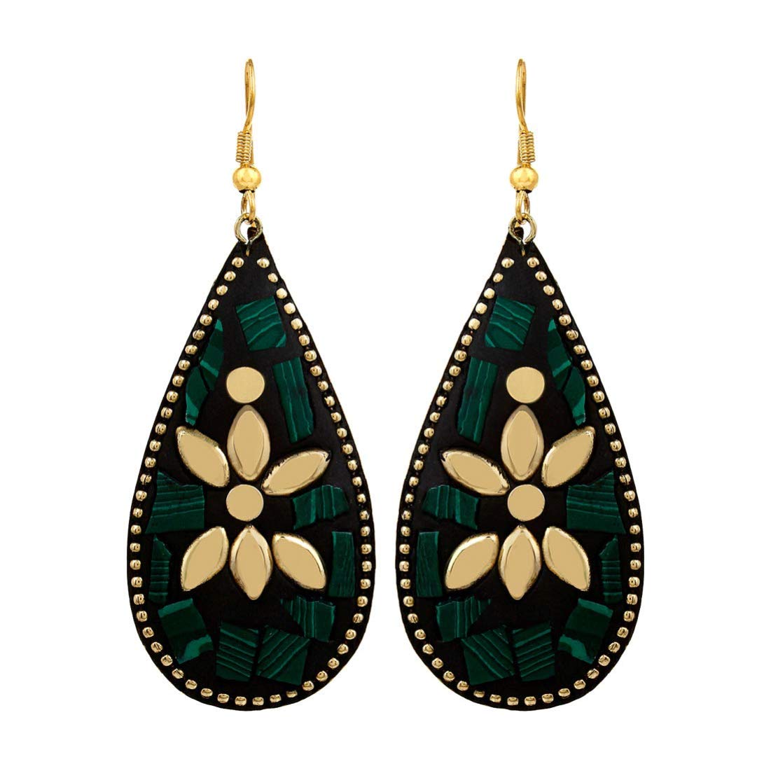 YouBella Jewellery Afghani Tibetan Earrings for Girls/Women (Combo of 3)