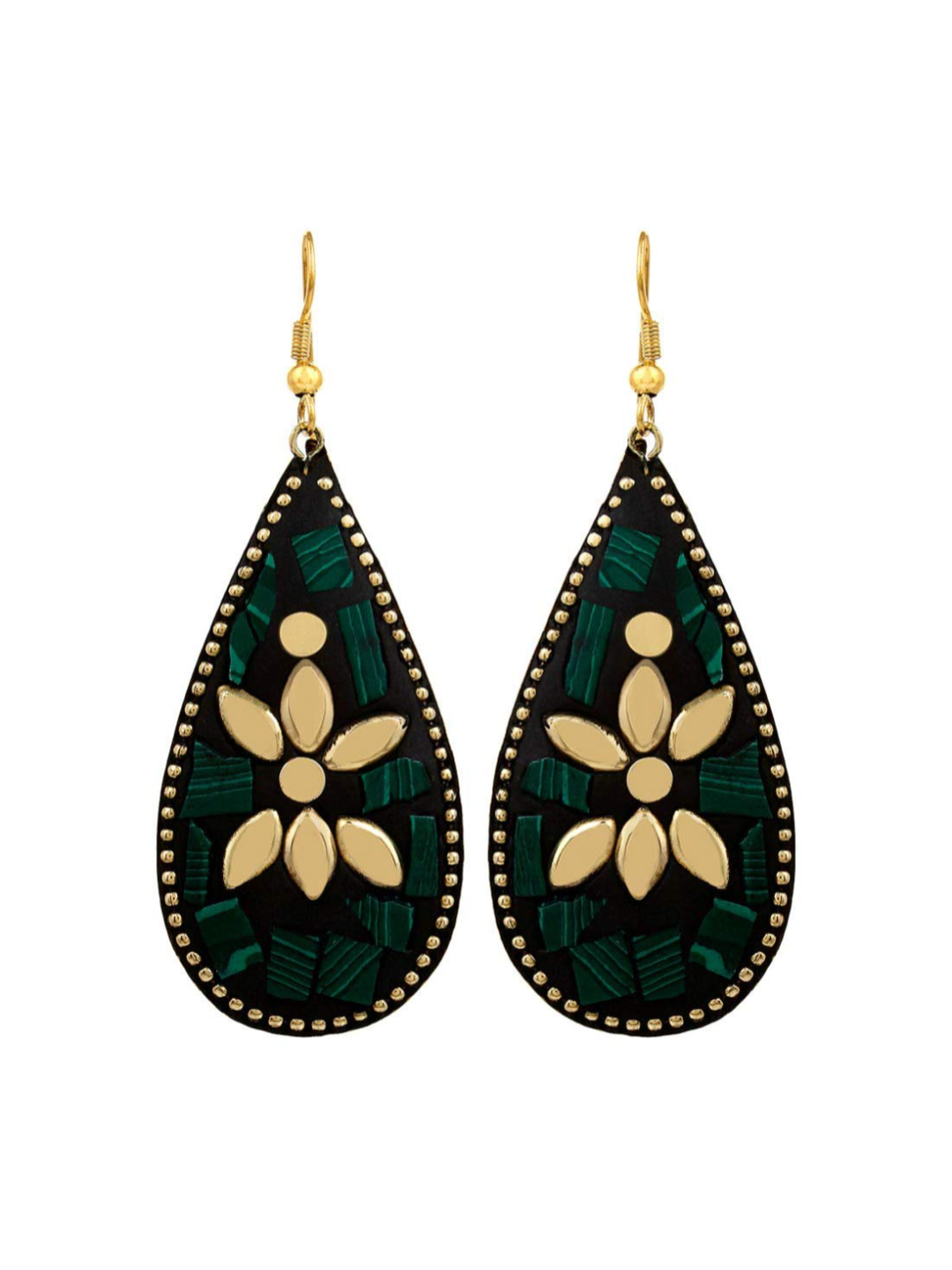YouBella Jewellery Afghani Tibetan Earrings for Girls/Women (Combo of 3)