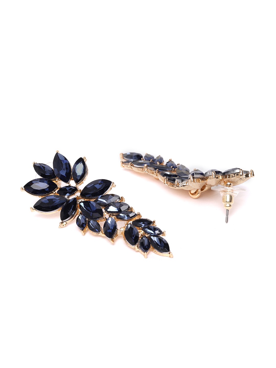 YouBella Jewellery Earrings for women Crystal Earrings for Girls and Women (Blue)