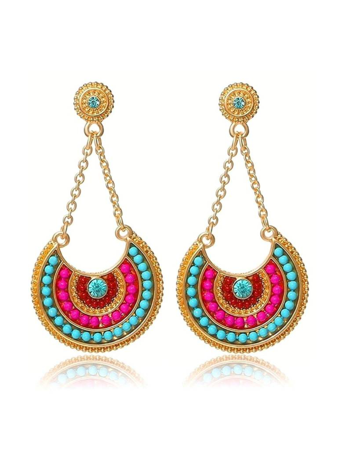 YouBella Jewellery Earrings for women Crystal Earrings for Girls and Women