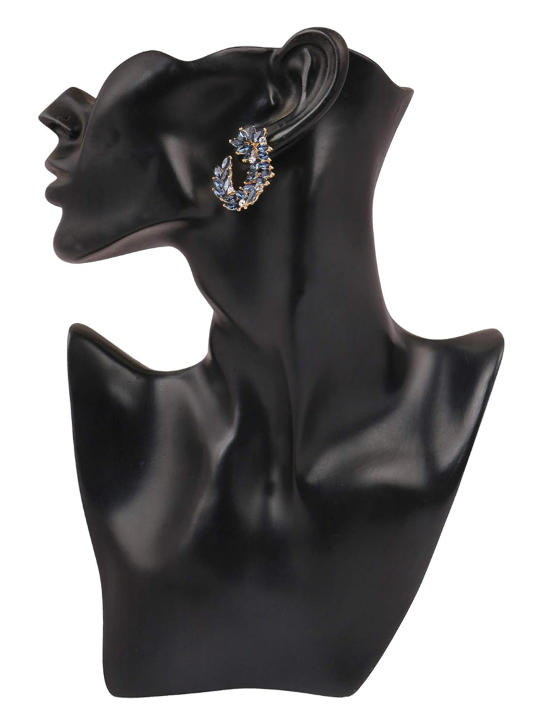 YouBella Jewellery Earings Crystal Earrings for Girls and Women (Blue)