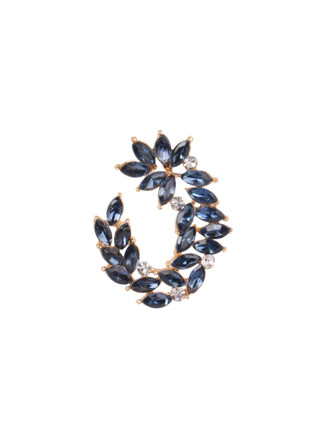 YouBella Jewellery Earings Crystal Earrings for Girls and Women (Blue)