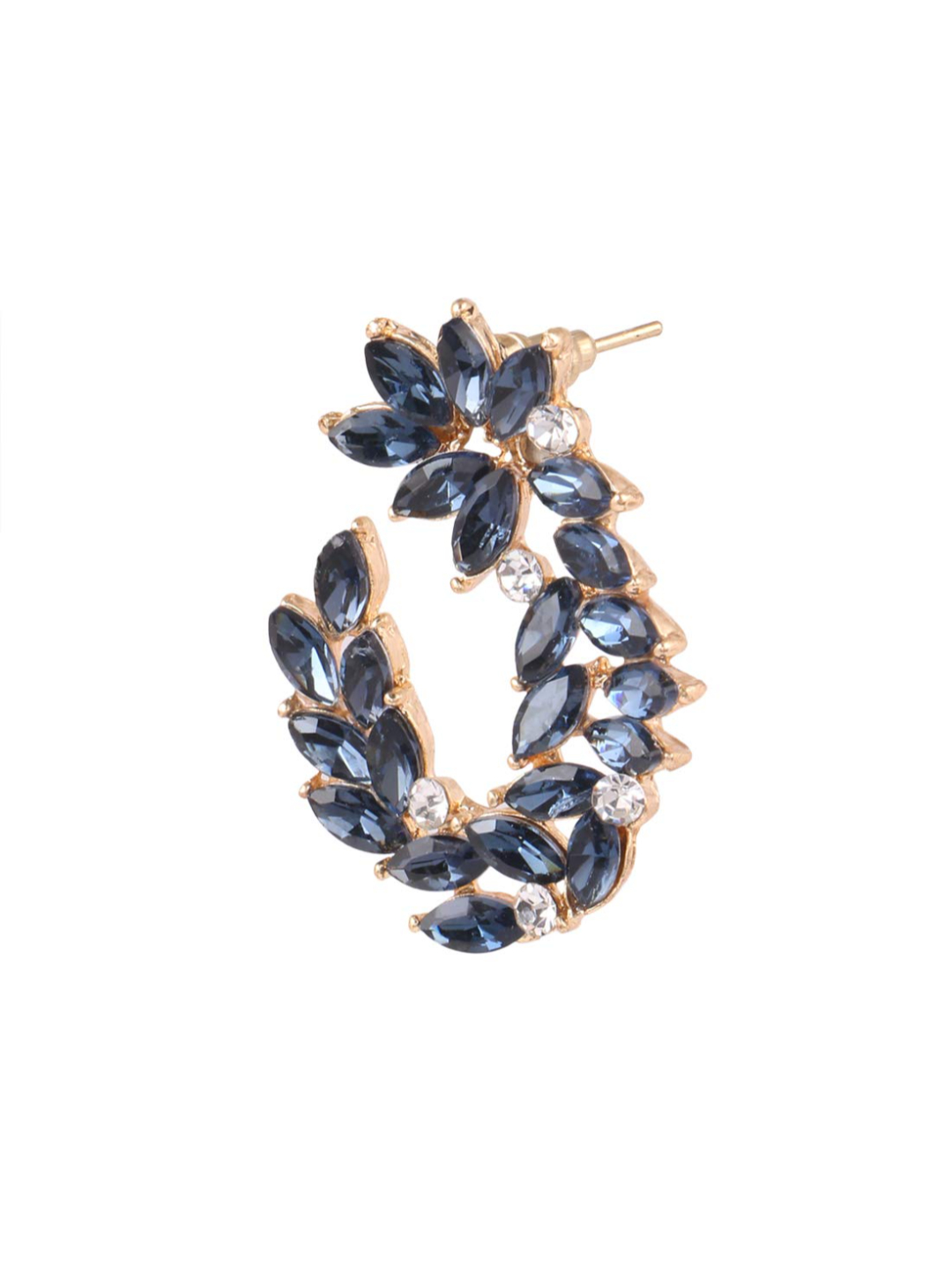 YouBella Jewellery Earings Crystal Earrings for Girls and Women (Blue)