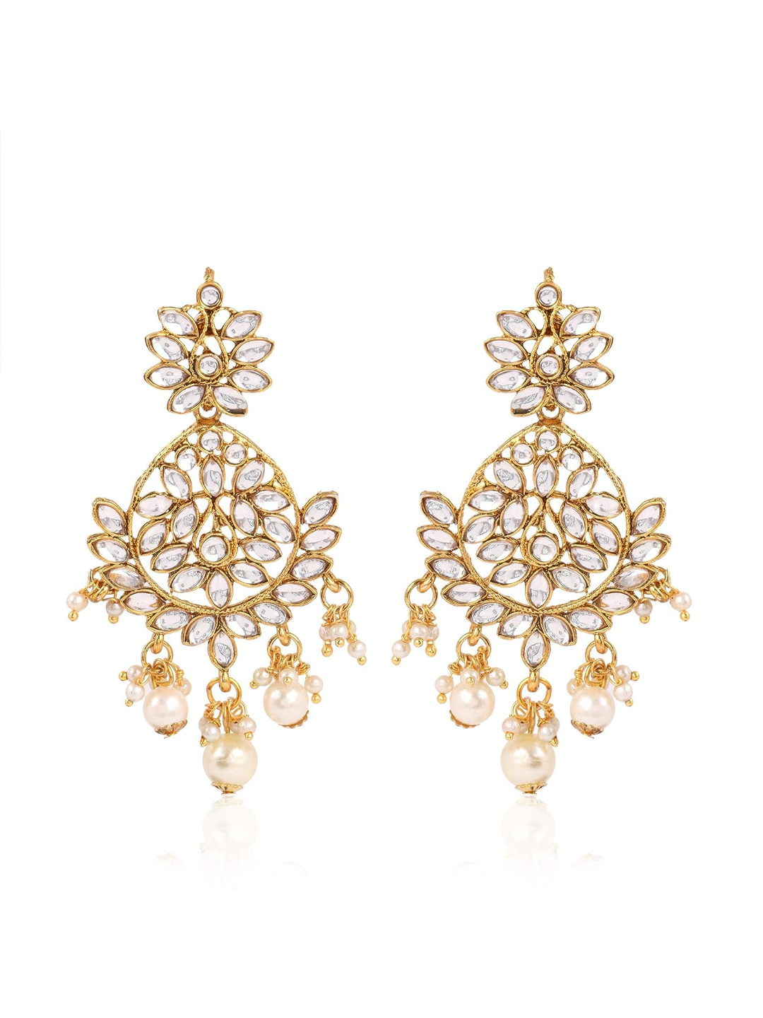 YouBella Jewellery Earings for women Pearl Jhumka/Jhumki Earrings for Girls and Women