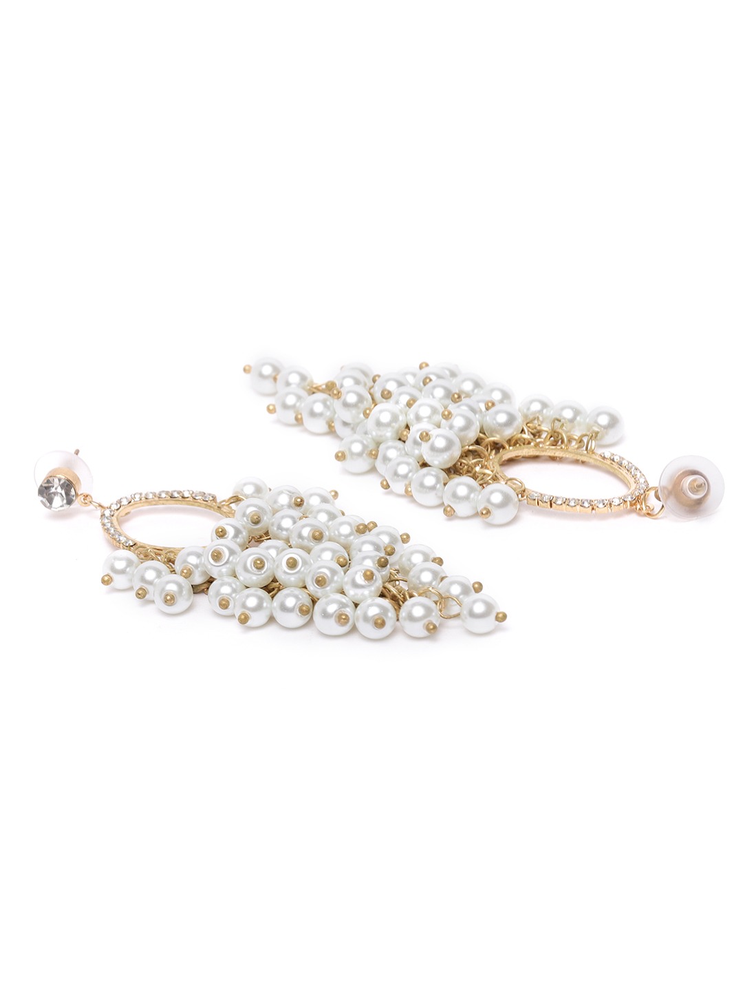 YouBella Earrings for women Jewellery Crystal Earings Earrings for Girls and Women (Gold)