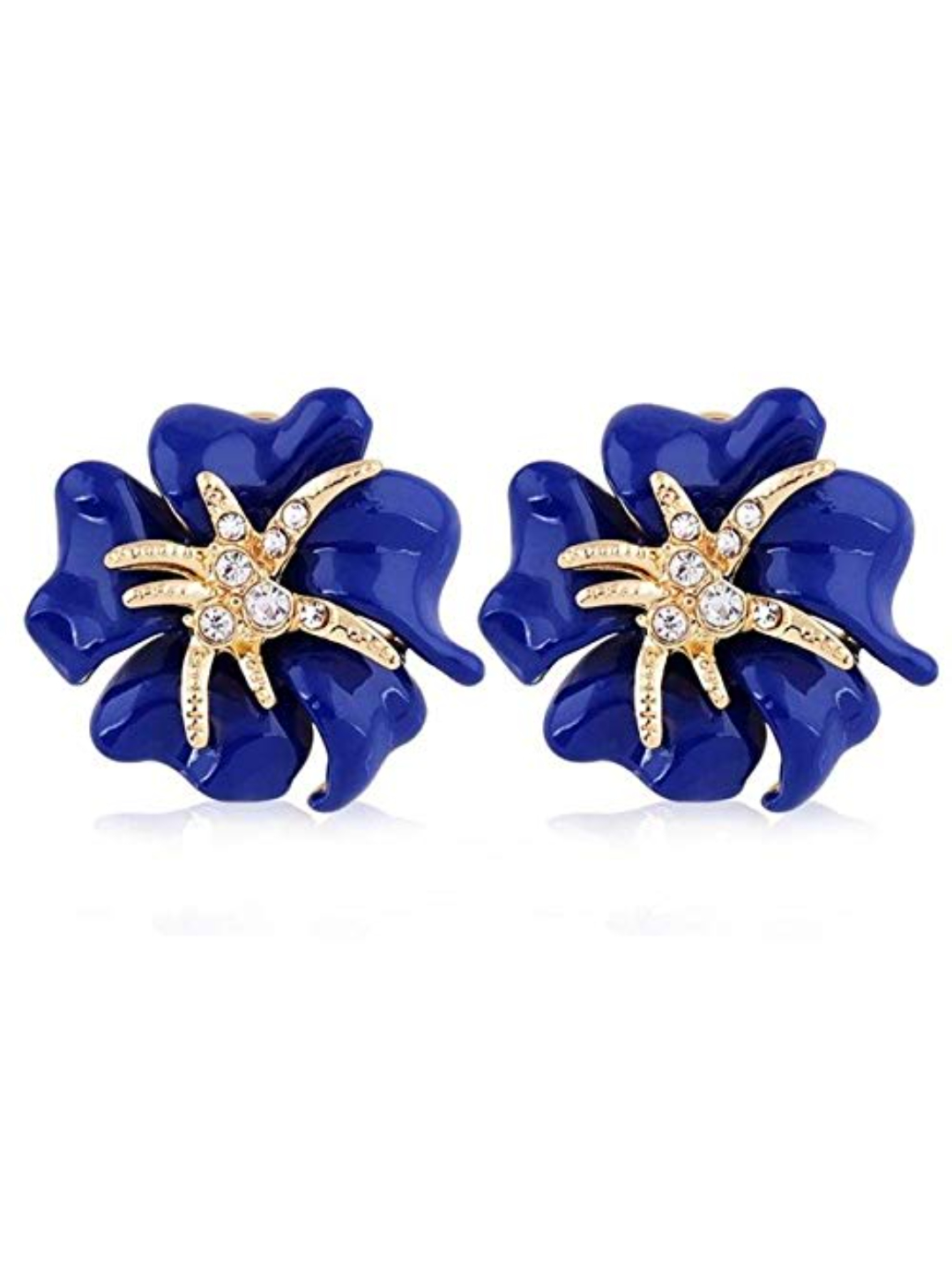 YouBella Jewellery Crystal Floral Earrings For Girls and Women