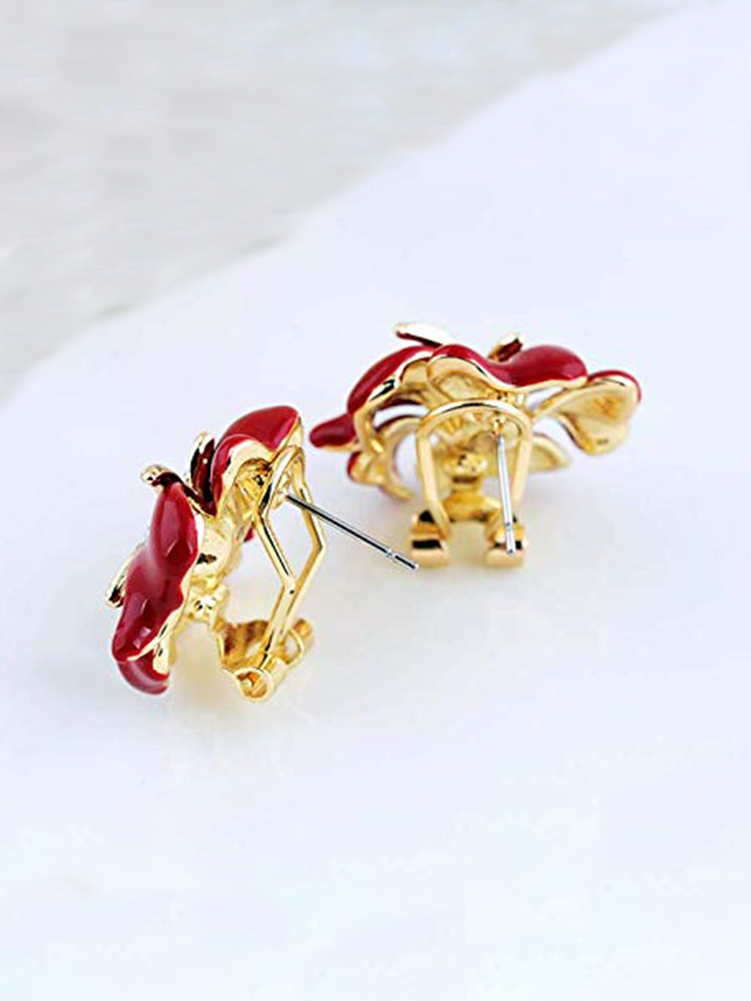 YouBella Jewellery Earrings for women Earrings for Girls and Women (Red)
