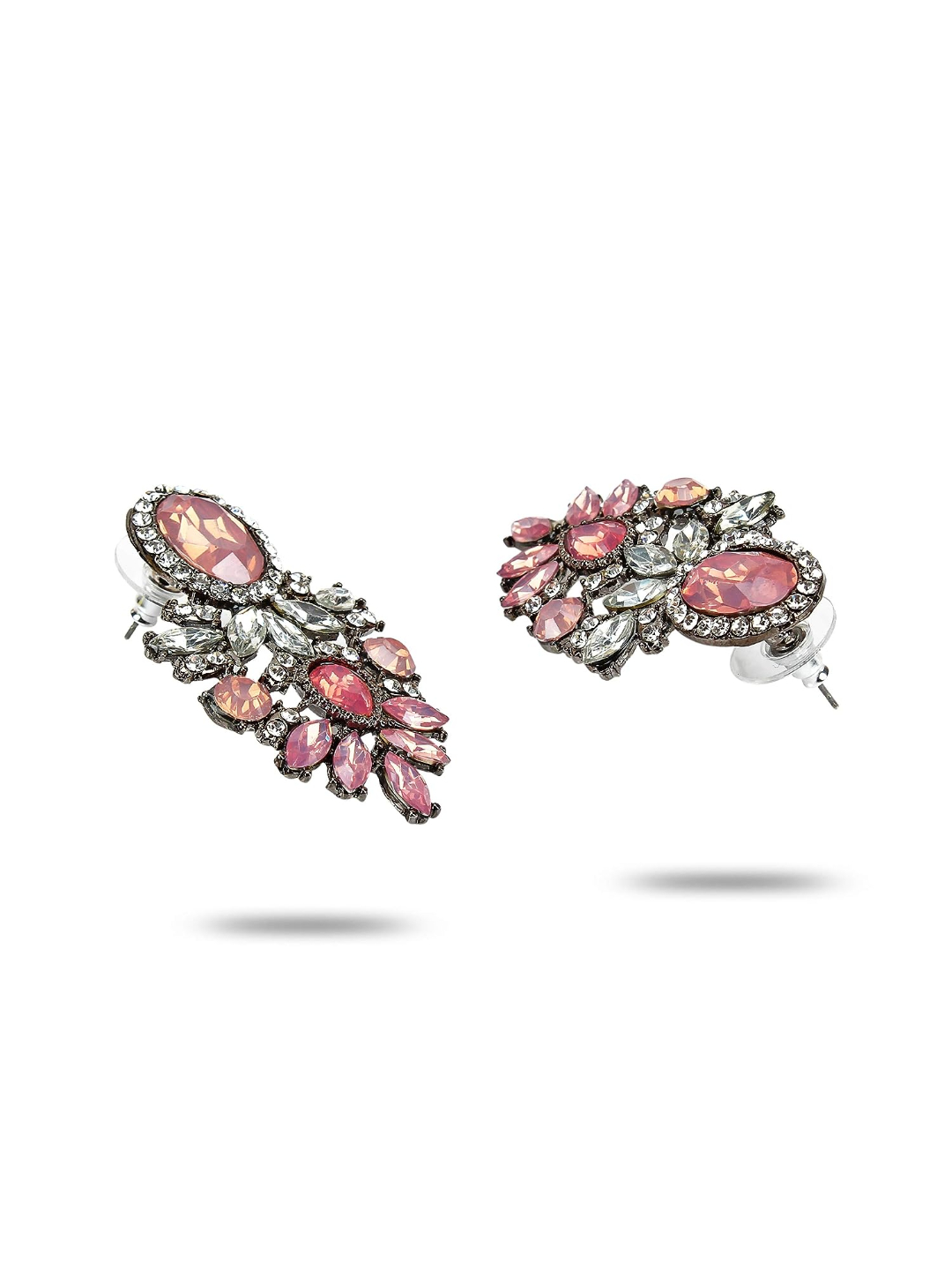 YouBella Jewellery Earrings for women stylish Resin Earrings for Girls and Women (Pink)