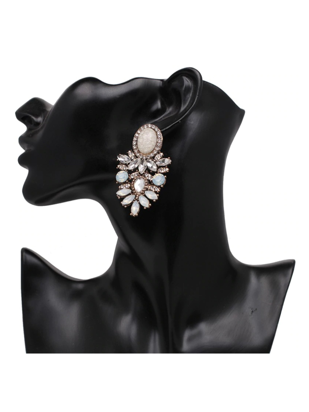 YouBella Jewellery Earrings for women Resin Earrings for Girls and Women (White)