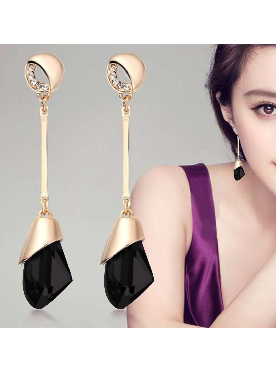YouBella Jewellery Crystal Dangler Earrings for Girls and Women