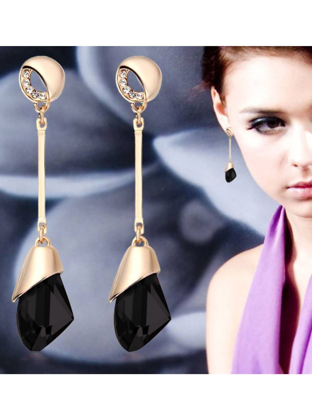 YouBella Jewellery Crystal Dangler Earrings for Girls and Women