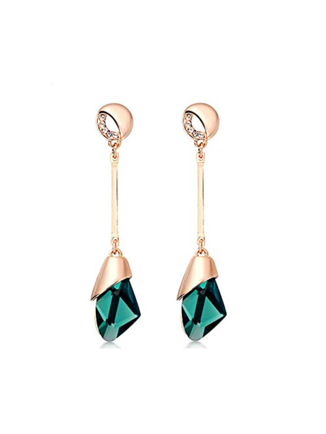 YouBella Jewellery Crystal Dangler Earrings for Girls and Women