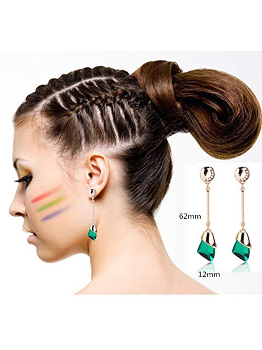 YouBella Jewellery Crystal Dangler Earrings for Girls and Women
