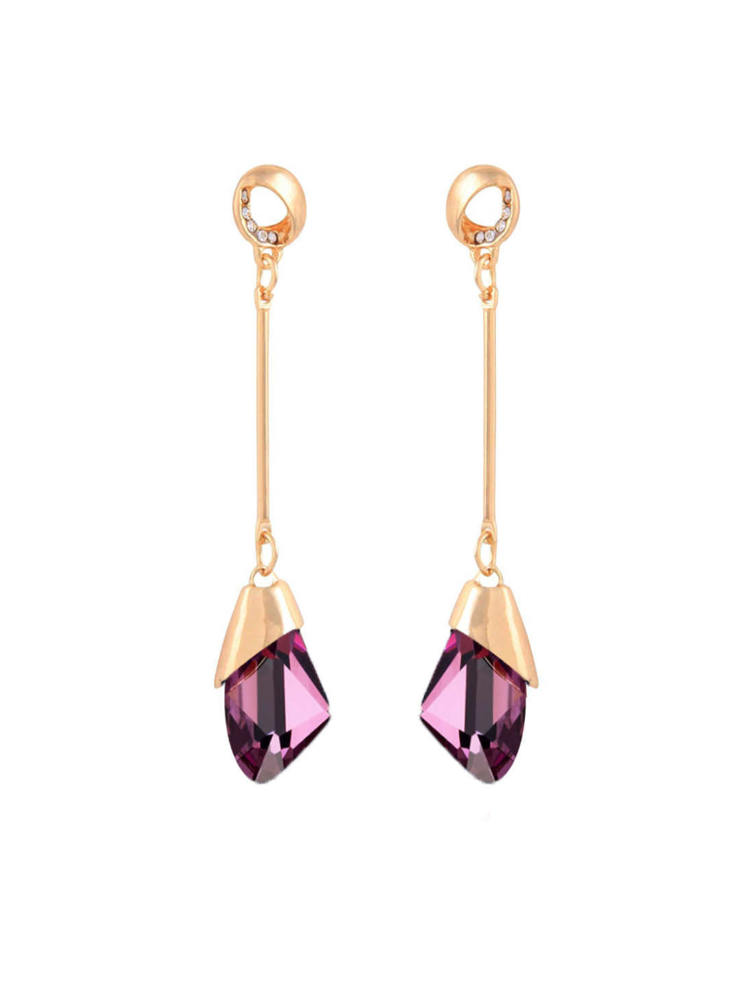 YouBella Jewellery Crystal Dangler Earrings for Girls and Women