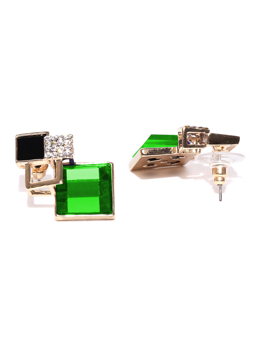 YouBella Fashion Jewellery Earrings for Girls and Women (Green)