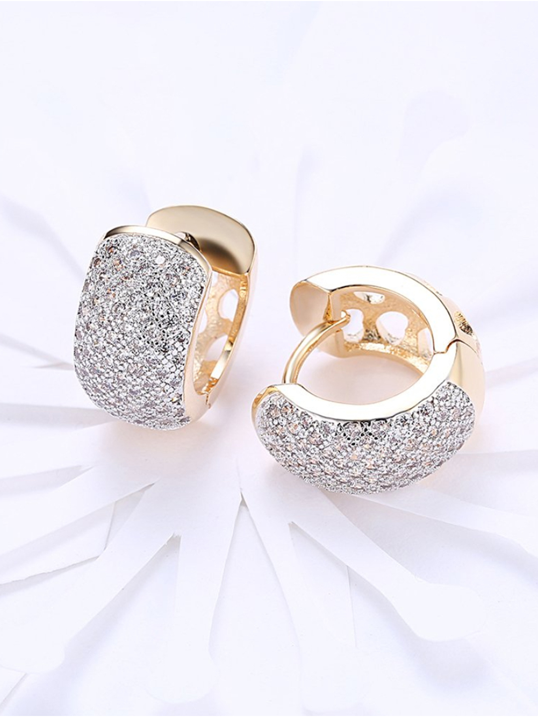 YouBella Crystal Gold Plated Stylish Latest Design Earrings for Girl's and Women's