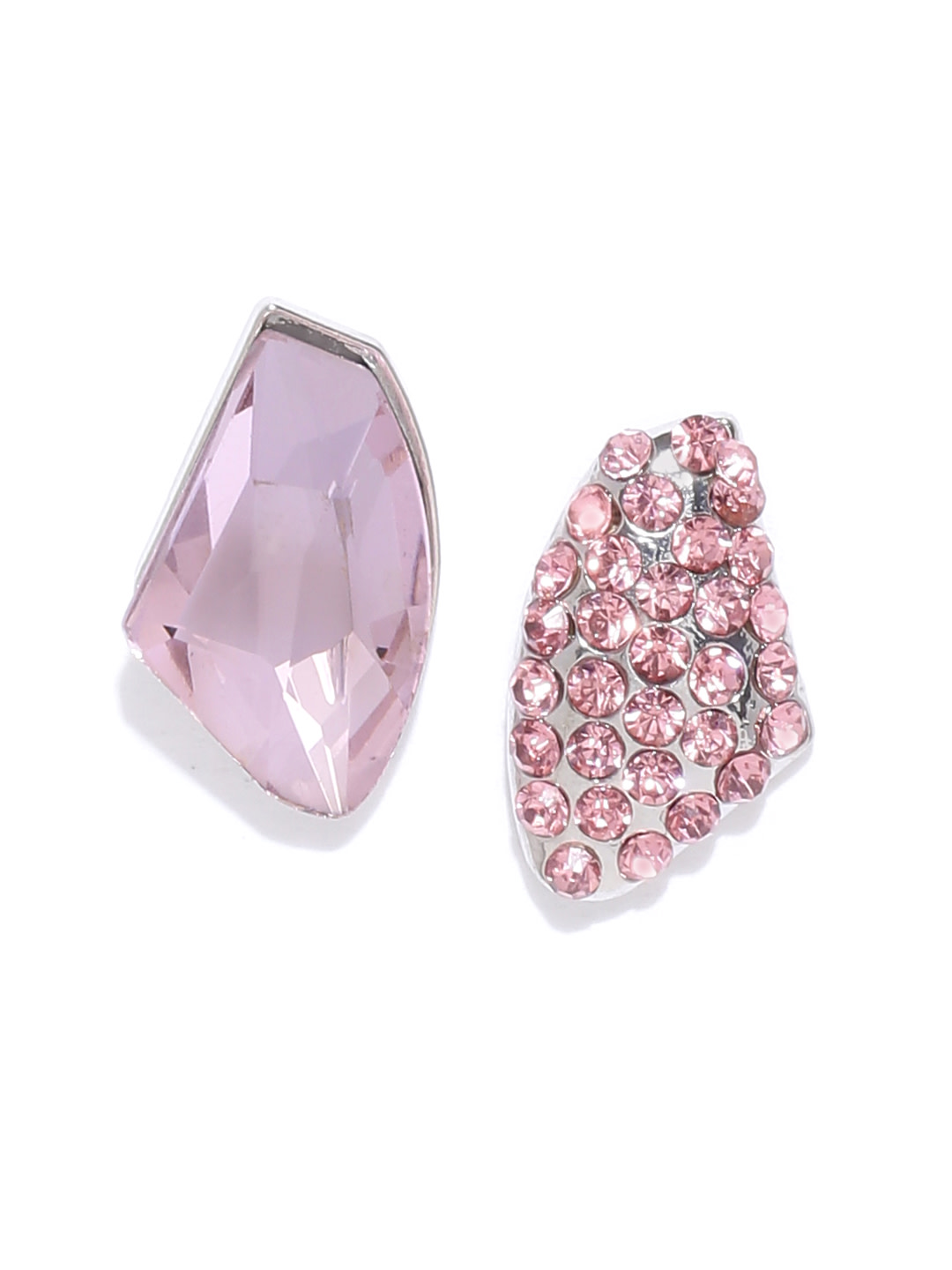 YouBella Jewellery Earrings for women Crystal Earrings for Girls and Women (Pink)