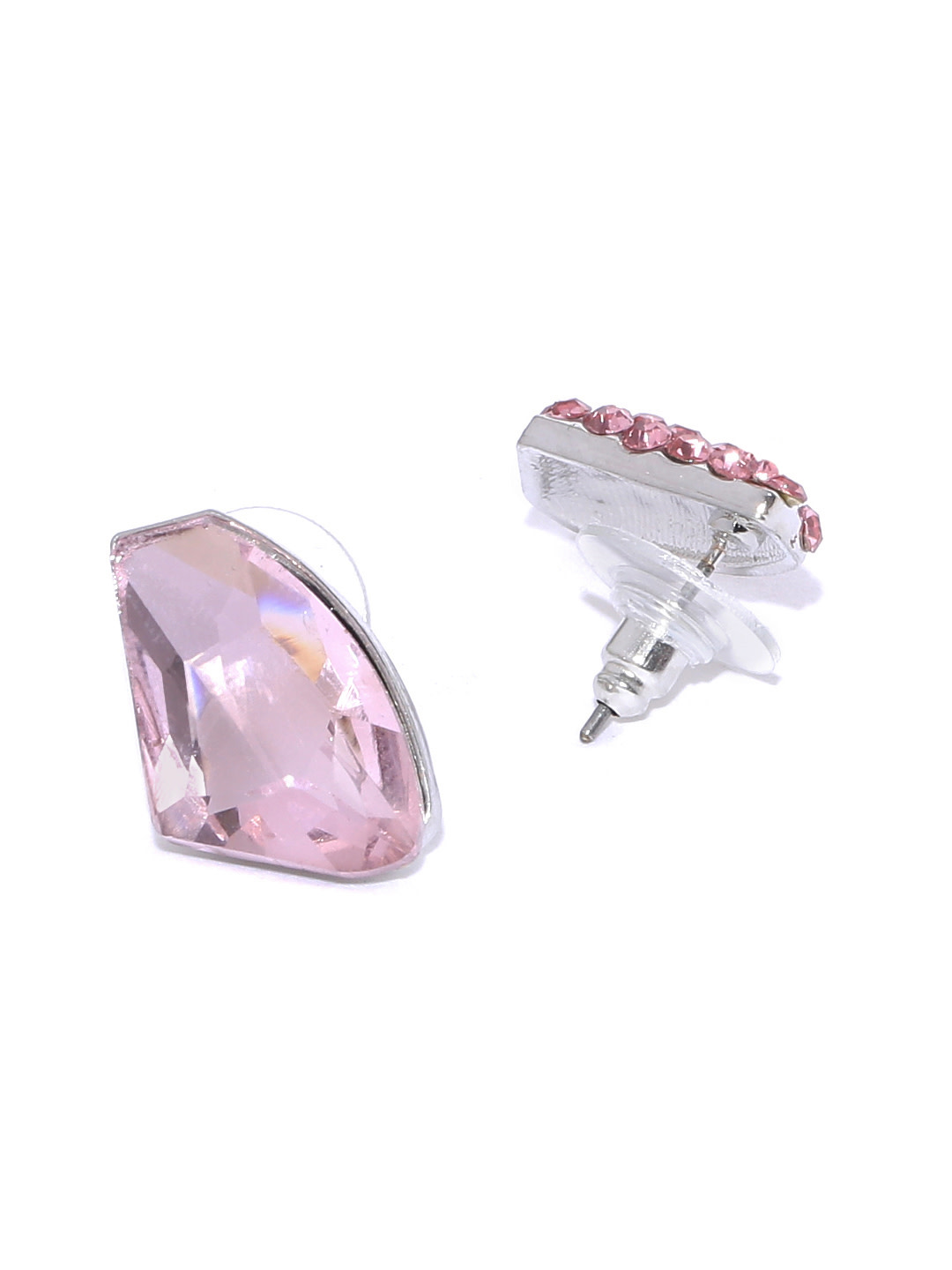 YouBella Jewellery Earrings for women Crystal Earrings for Girls and Women (Pink)