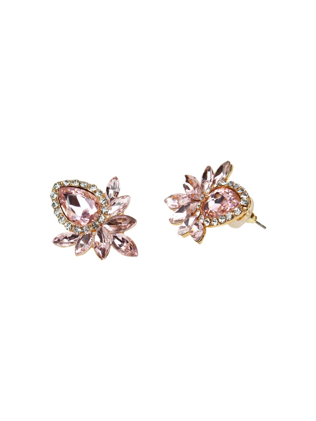 YouBella Jewellery Earings for women Crystal Earrings for Girls and Women (Pink)