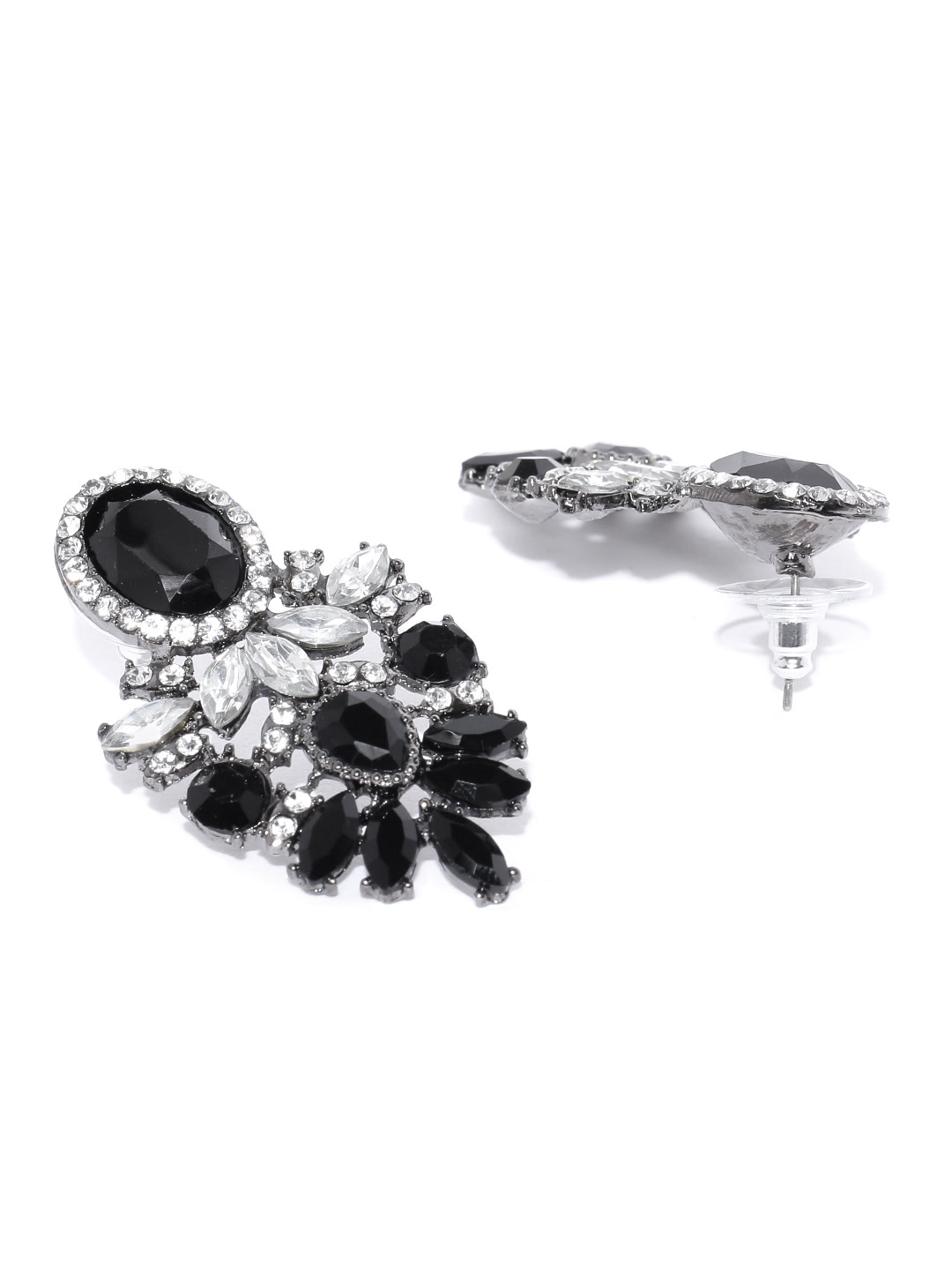 YouBella Jewellery Earings for women Resin Earrings for Girls and Women (Black)