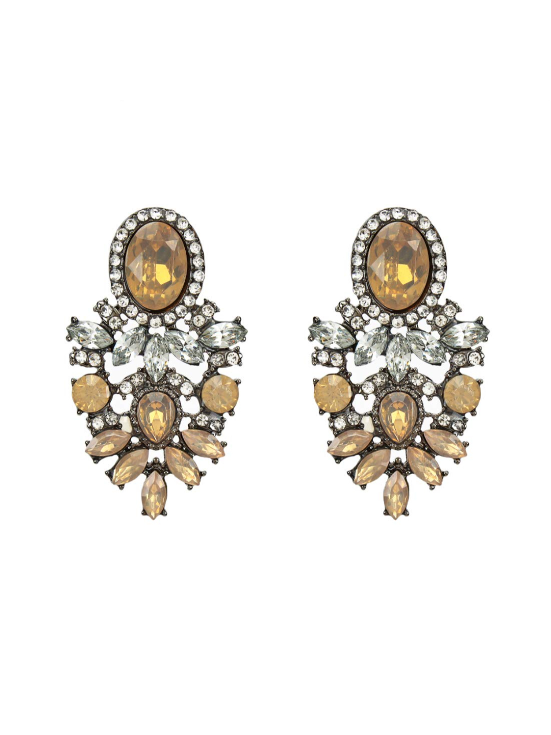 YouBella Jewellery Earrings for women Resin Earrings for Girls and Women (Brown)
