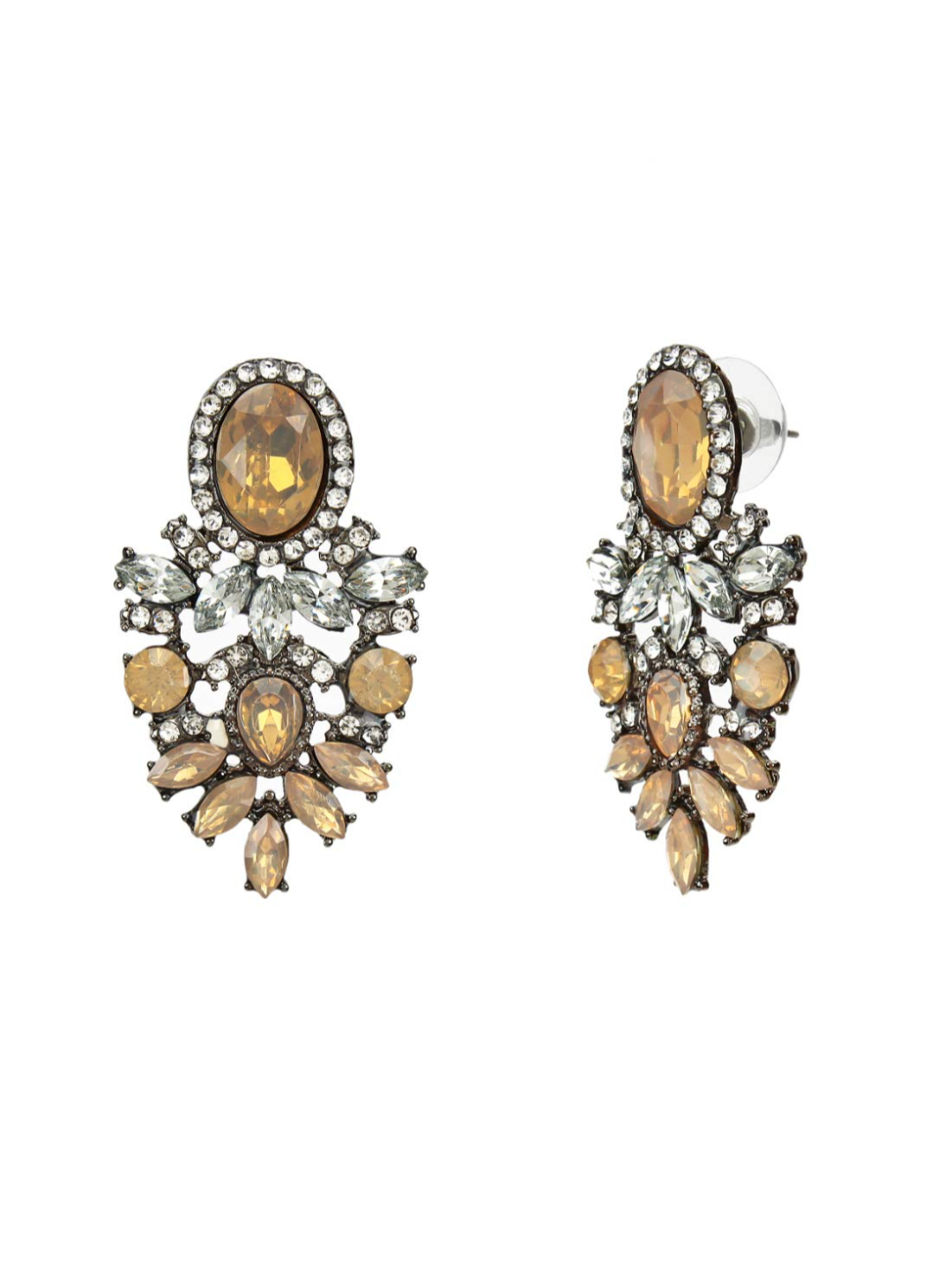 YouBella Jewellery Earrings for women Resin Earrings for Girls and Women (Brown)