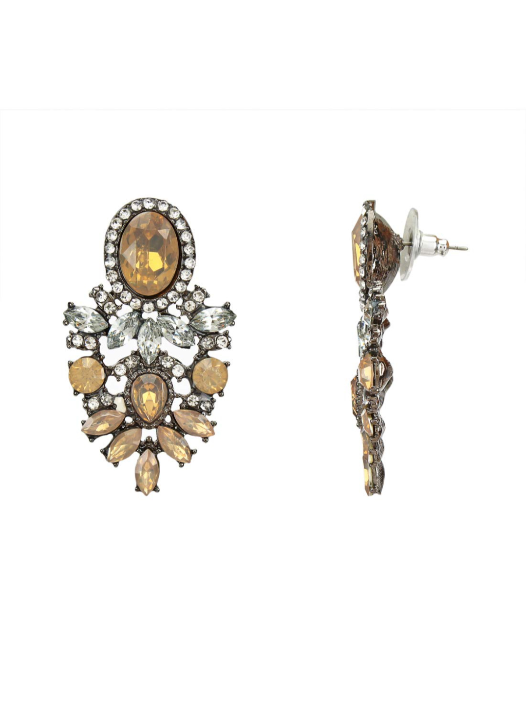 YouBella Jewellery Earrings for women Resin Earrings for Girls and Women (Brown)