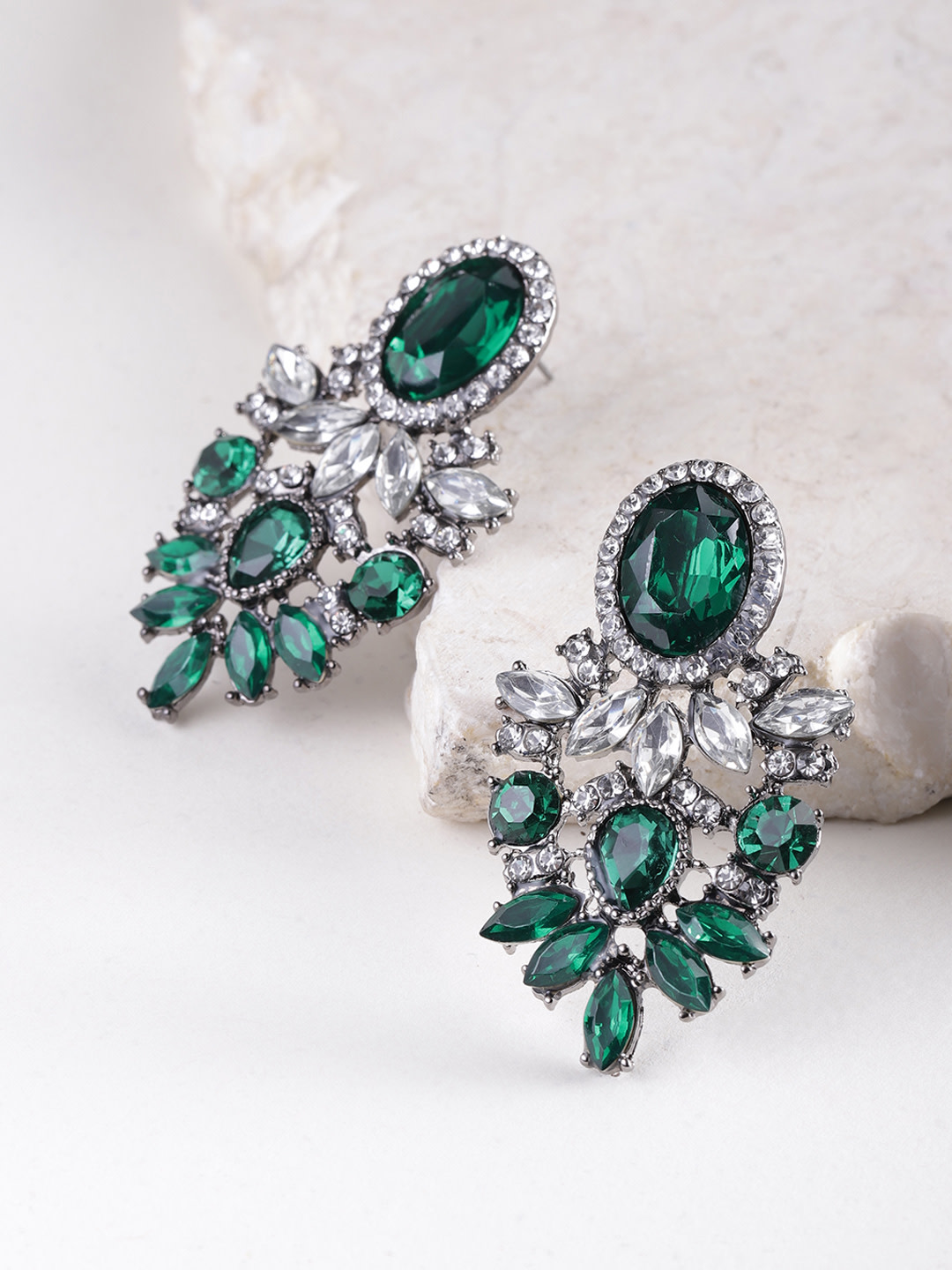 YouBella Jewellery Earings for women Resin Earrings for Girls and Women (Green)